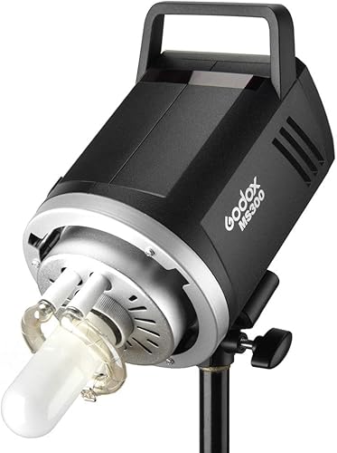 Miniatura 7 de Godox MS300 Compact Studio Flash 300W 2.4G Monolight inalámbrico con lámpara de modelado de 150W, excelente estabilidad de salida de potencia,