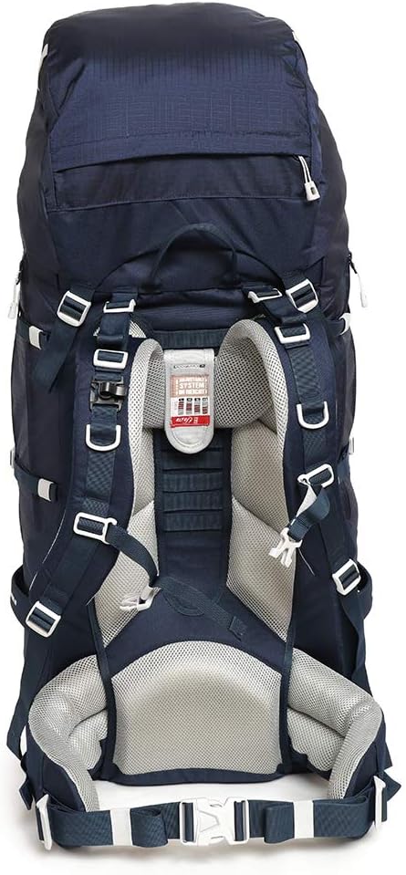ALTUS Lhotse 90L Trekking Backpack, back view with ASIHOS system