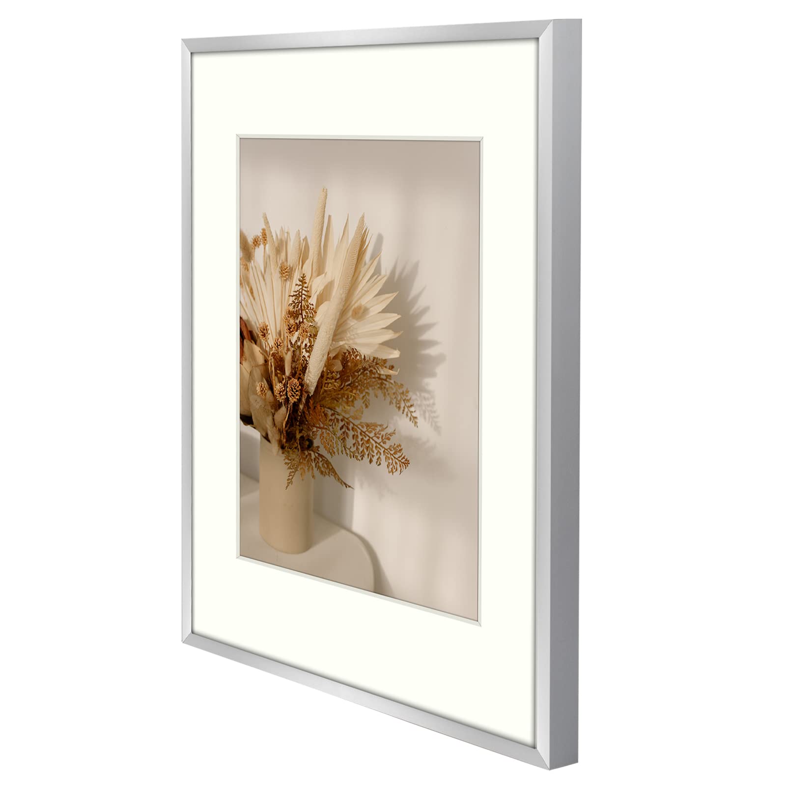 Amazon.co.jp: Golden State Art 11x14インチ 写真フレーム - シルバー