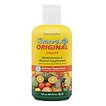 NaturesPlus Source of Life Liquid, Tropical Fruit - 30 fl oz, Pack of 3 - Multivitamin & Mineral Supplement - Gluten Free, Vegetarian - 90 Total Servings