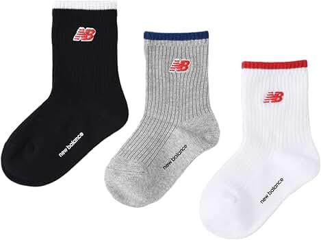 Amazon.co.jp: [ニューバランス] キッズ 靴下 パッチロゴ3P