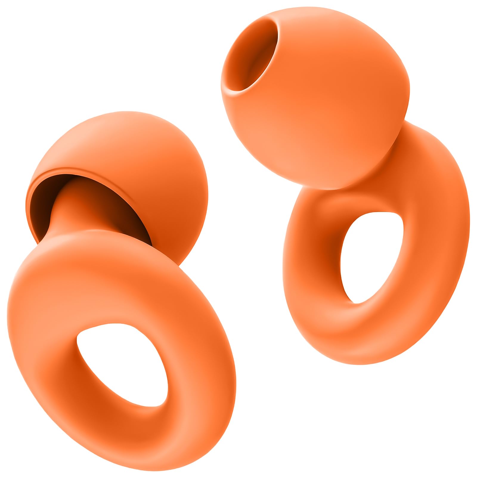 HOYIO Ear Plugs for Noise Reduction–Super Soft, Reusable Hearing Protection in Flexible Silicone for Sleep, Noise Sensitivity & Flights-8 Ear Tips in XS/S/M/L–27dB Noise Cancelling–Light Blue — view 12