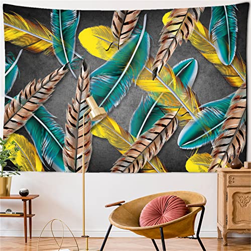 Tapiz de pared psicodélico KAADEER en poliéster resistente, arte textil para colcha o dormitorio