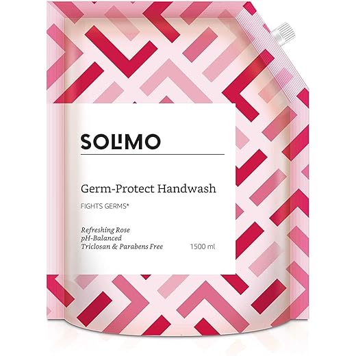 Solimo Germ-Protect Handwash Refreshing Rose 1500ml 1500 ml