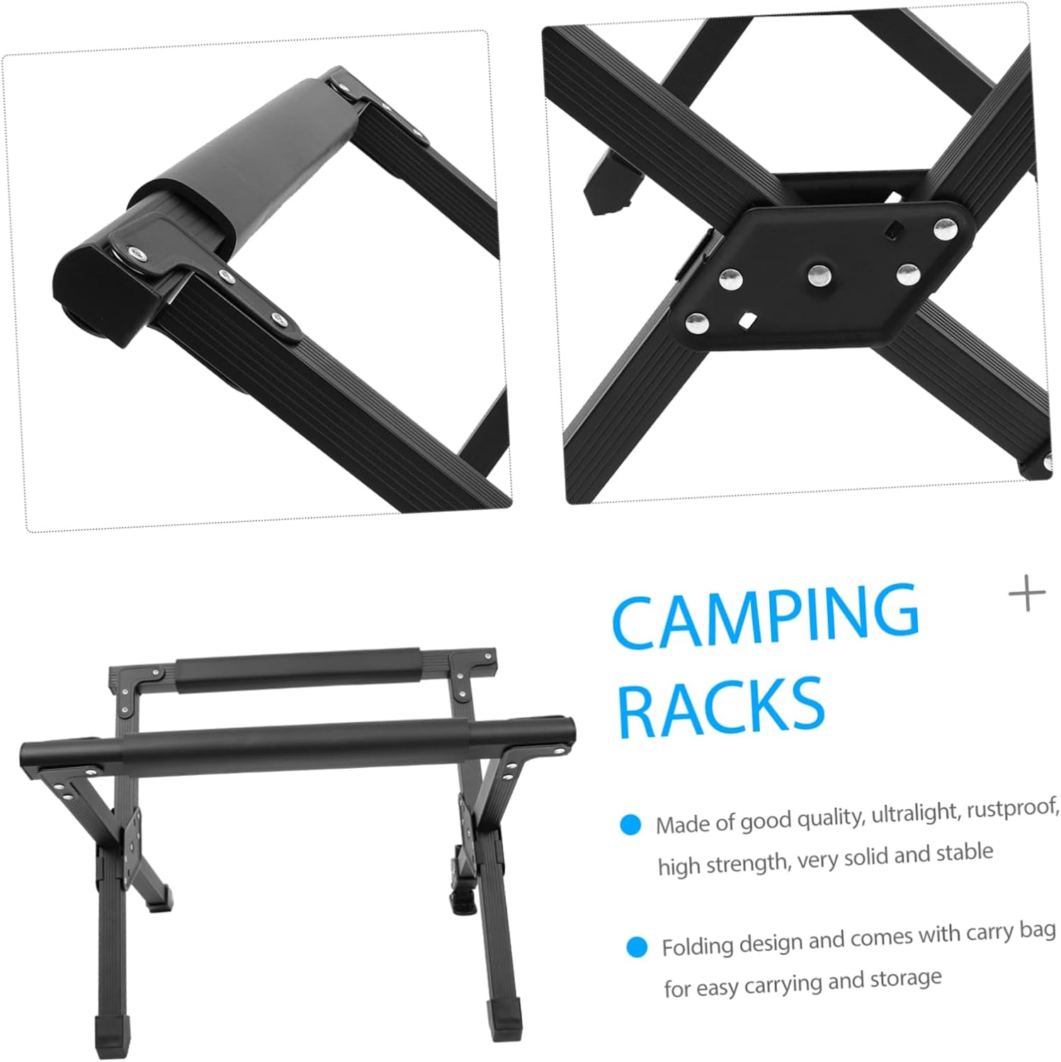 DECHOUS 1pc Outdoor Cooler Box Stand Portable Folding Rack for Camping Bbq and Picnic Lightweight Resistant Storage for Coolers and Grills