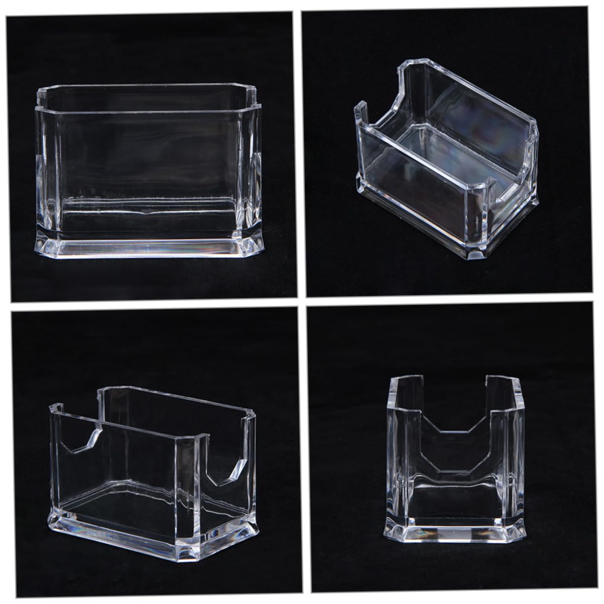 ASAKKURA 6pcs Acrylic Tea Bag Organizer Tea Packet Storage Container Bag Box for Kitchen