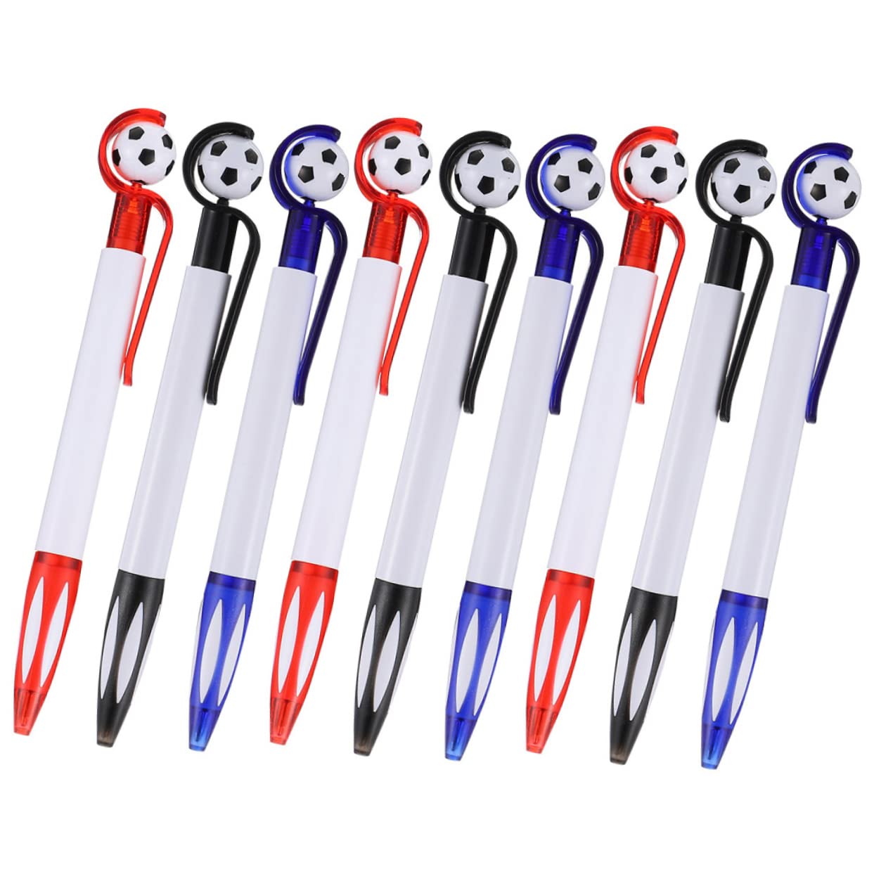 3 Set Pallone Calcio Gadget Per Cancelleria Scolastica Scrittura E Per Studenti 9 Pezzi*3