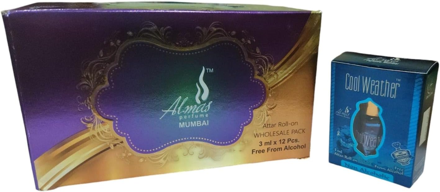 Almas Cool Weather Pocket Perfume Spray For Unisex, Floral Attar, 8ml (Citrus)