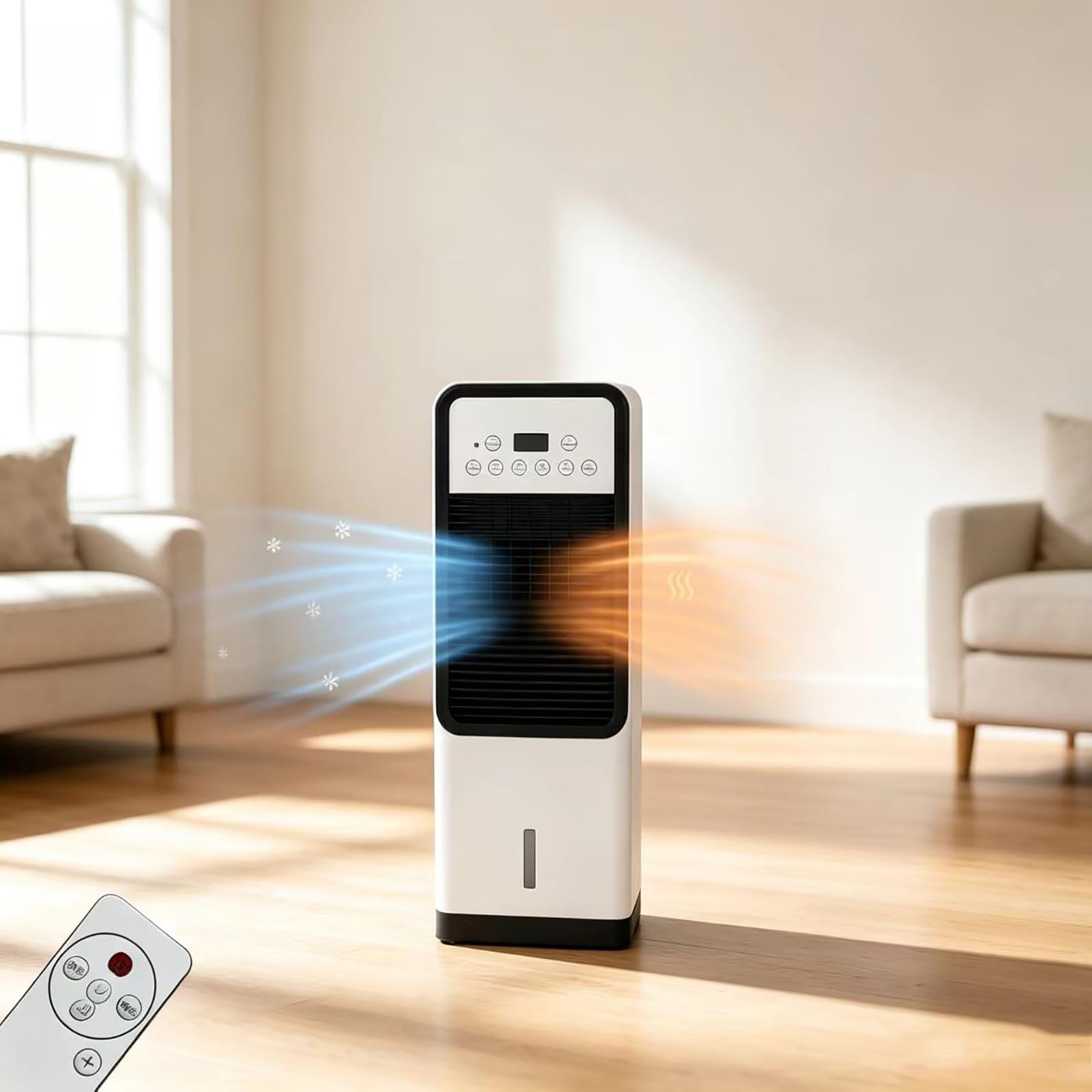 YZHYYDS Evaporative Air Cooler, Portable Cooling Fan