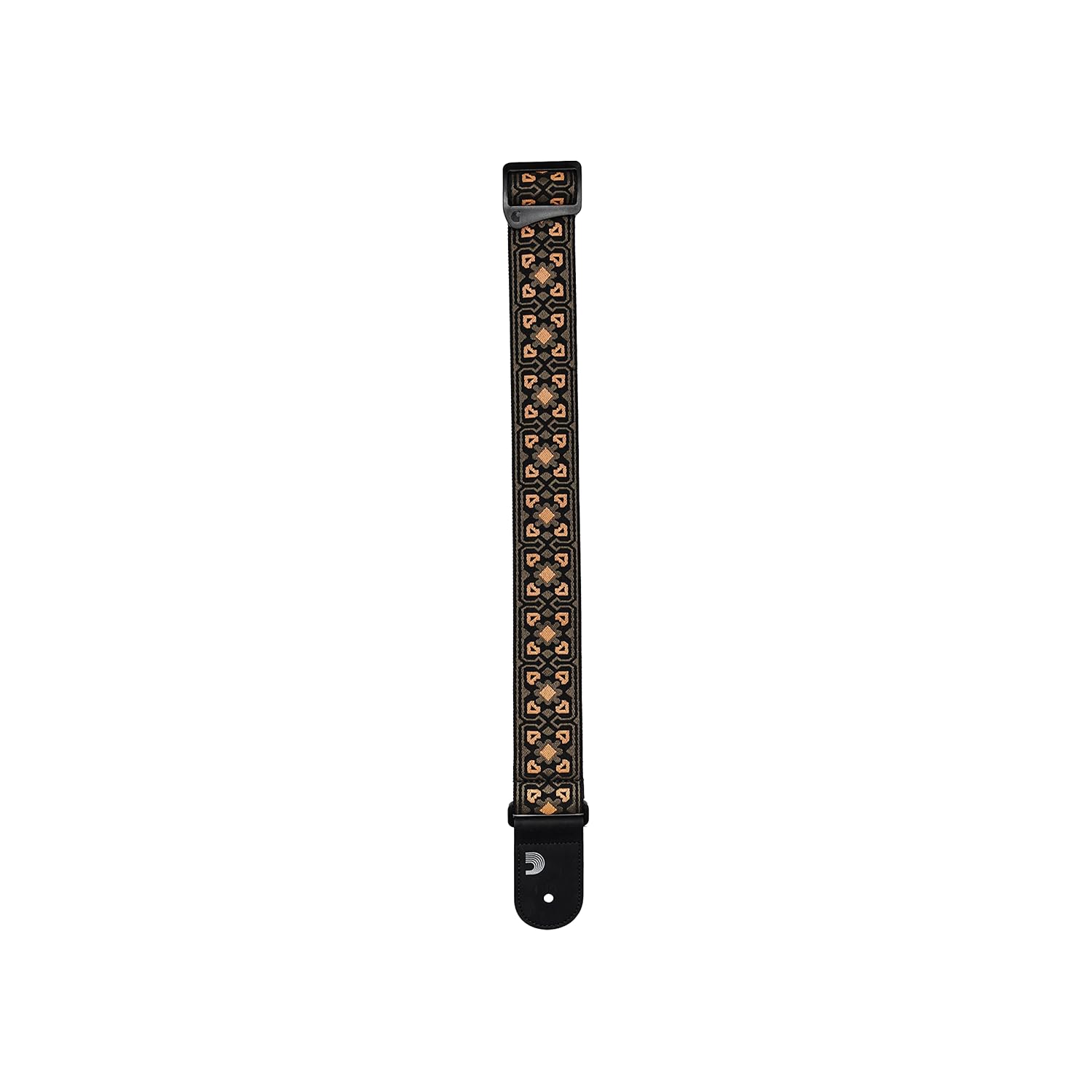 D'Addario 50MM Gtr Stp, Rec Woven, Br/Or (50RW02)