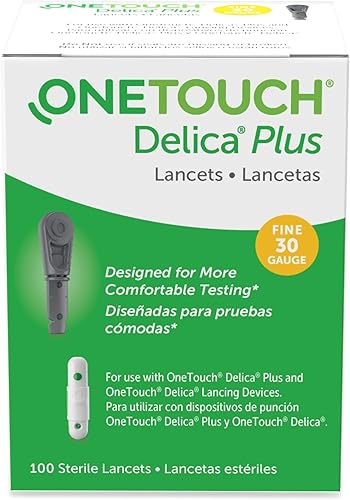 One Touch Delica 30 Gauge Lancets, 100 unidades Gracias a todos los clientes Esperamos que se haya ganado la confianza de usted nuevamente la