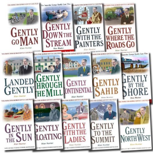 The Inspector George Gently Case Files Collection Alan Hunter 14 Books Set (Gently Floating ...