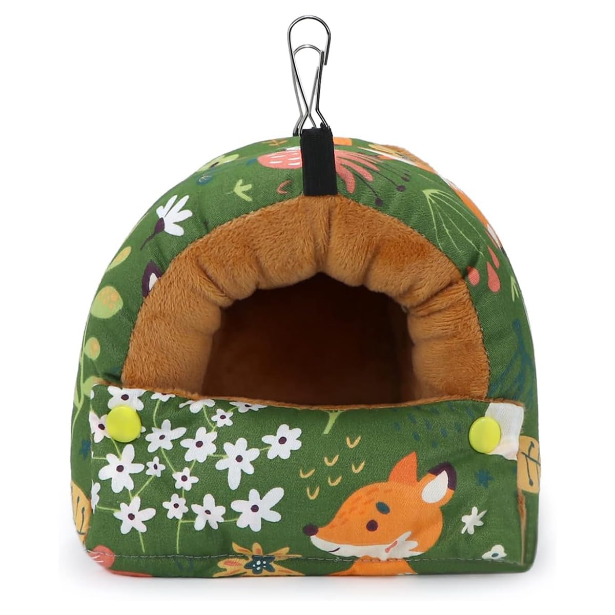 RANJOVER 1 Piece Bird Nest House Hanging Hammock for Parrots Budgies Parakeets Cockatiels, Photo Color - Image 3
