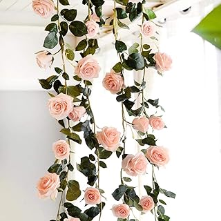 EdricShop 1.8m Artificial Flower Australian Rose Vine Wedding Ball Party Decorative Flower for House Emulational Plant - (Color: Pink)