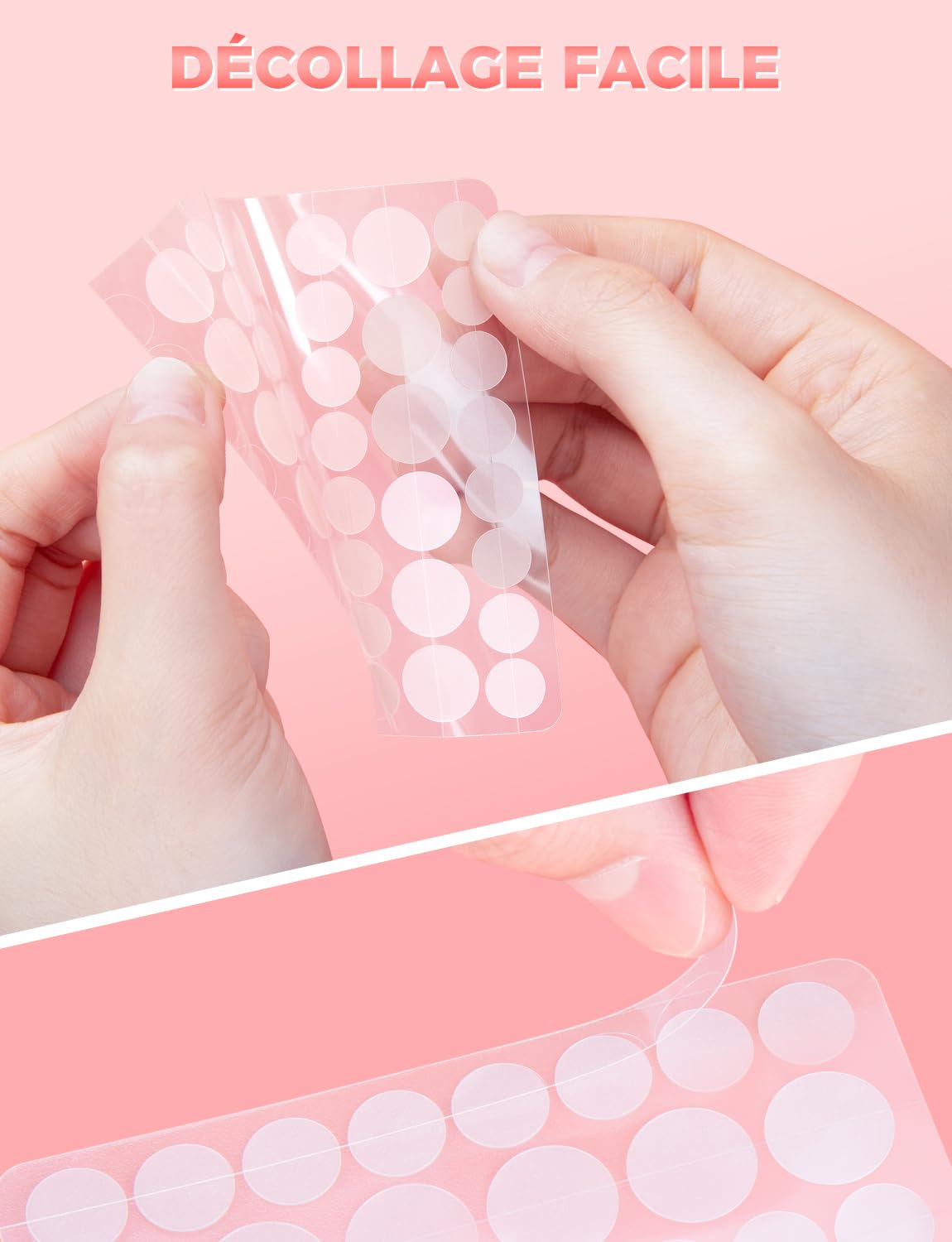 Patch Bouton Invisible en Hydrocolloïde - Pimple Patch imperméable & respirant, Absorption intense sans résidu, Traitement acné, 10MM & 12MM (360 patchs bouton acne)
