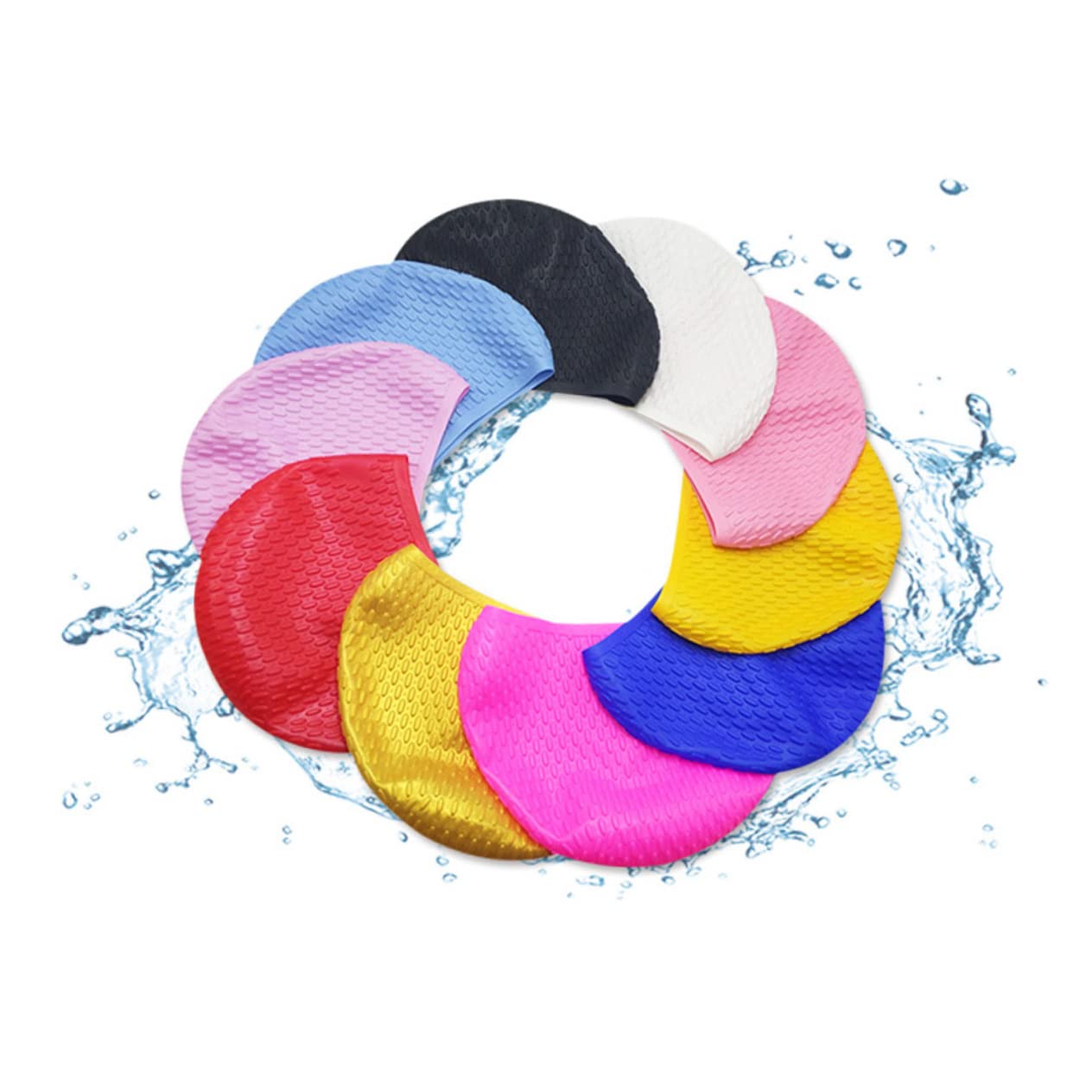 HANABASS cuffia da nuoto da donna cuffie impermeabili piscina cuffia piscina impermeabile cuffia da nuoto per cuffia da nuoto da uomo cappelli cuffie piscina Cappello da nuoto bianca