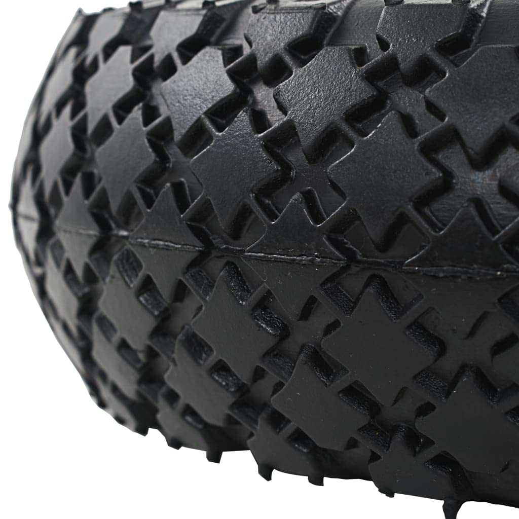Koła do wózka transportowego, 2 szt. gumy, 3,00-4, 245 x 82 mm, 100 kg, metalowe felgi, opony zapasowe do wózków ręcznych, wózków transportowych, warsztatu, montażu przemysłowego