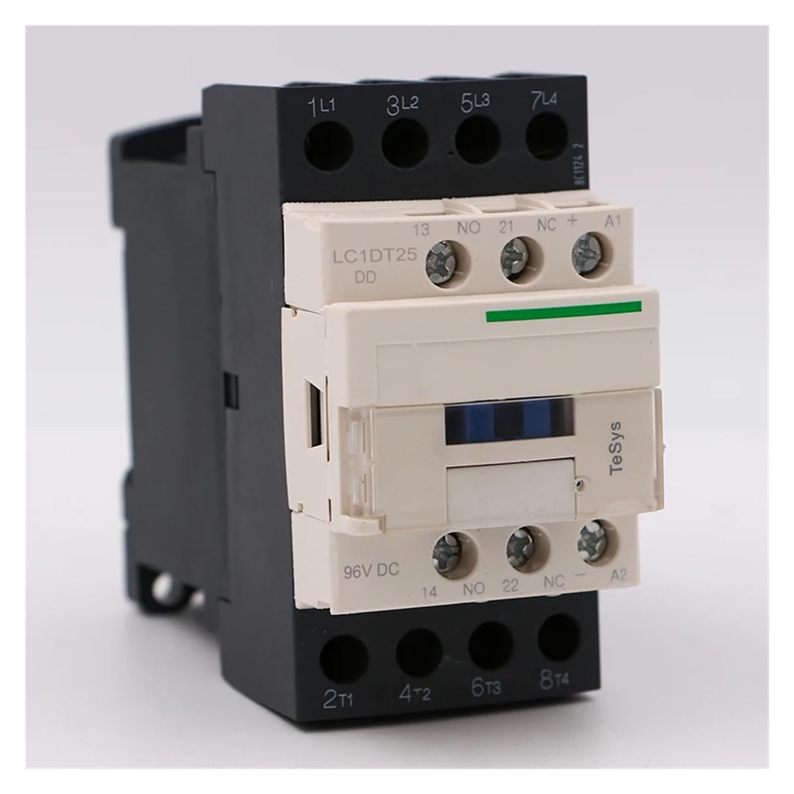HUUOQIWY LC1DT25DD DC electromagnetic contactor 4P 4NO LC1-DT25DD 25A 96V DC Coil