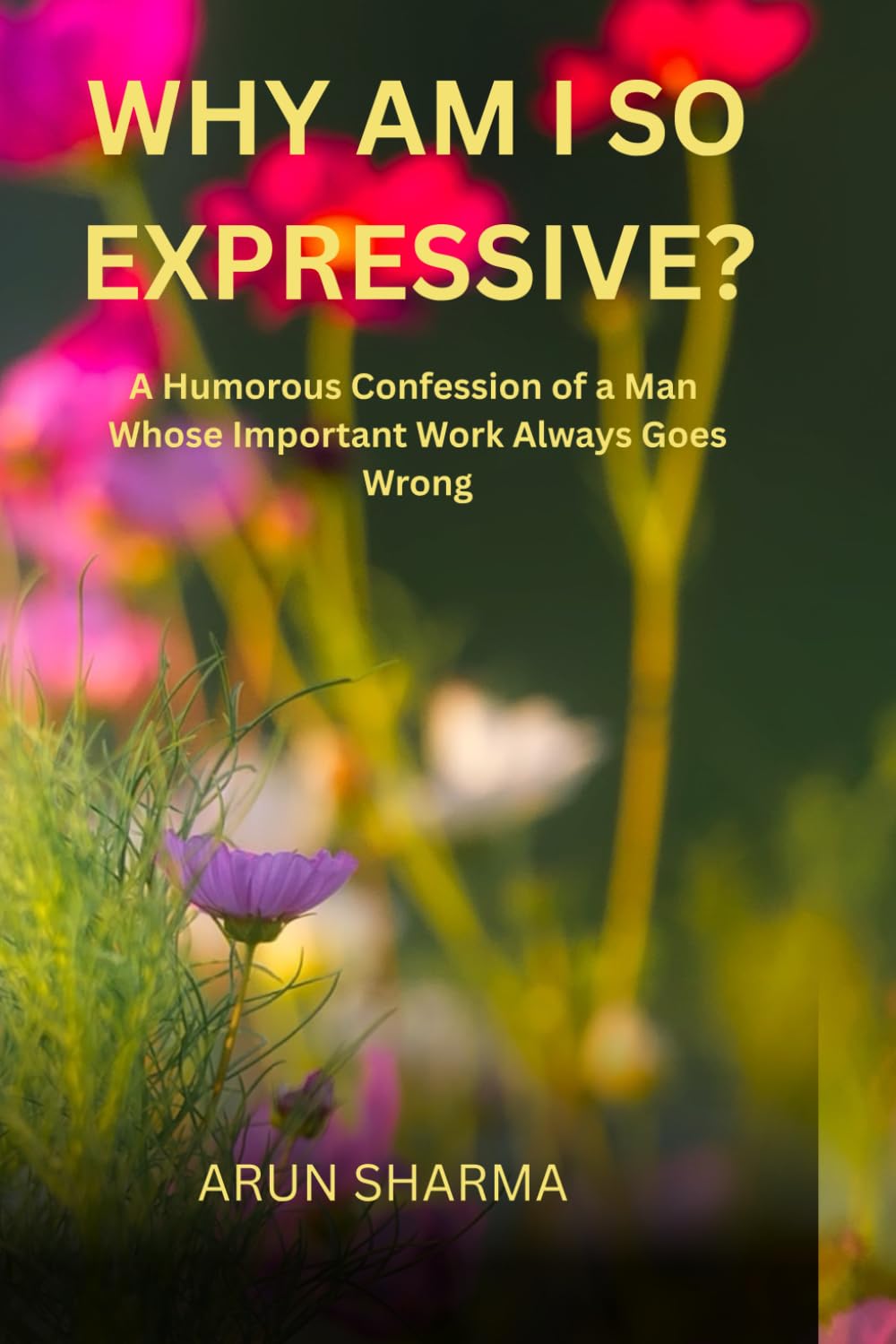 WHY AM I SO EXPRESSIVE?: A Humorous Confession of a Man Whose Important Work Always Goes Wrong