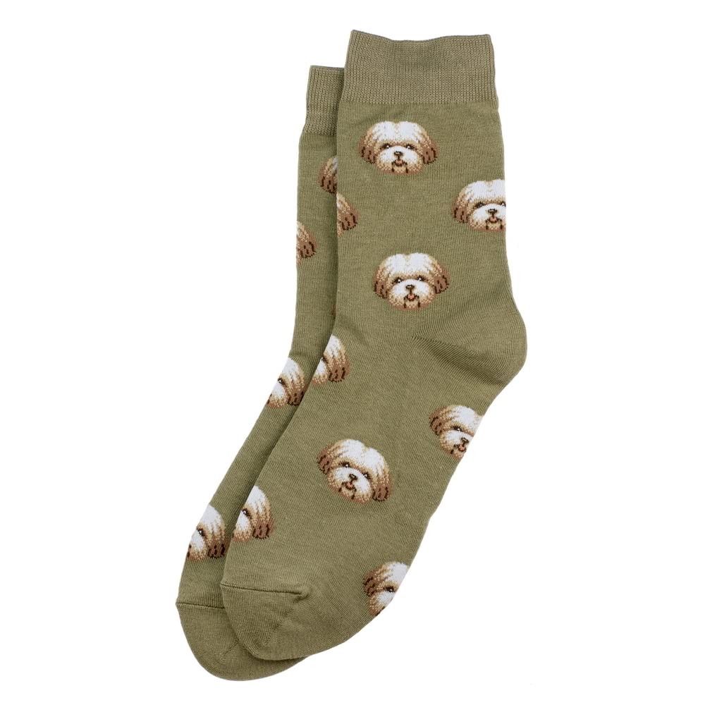 JOE COOL Socks Mini Dog Shih Tzu Made With Cotton & Spandex