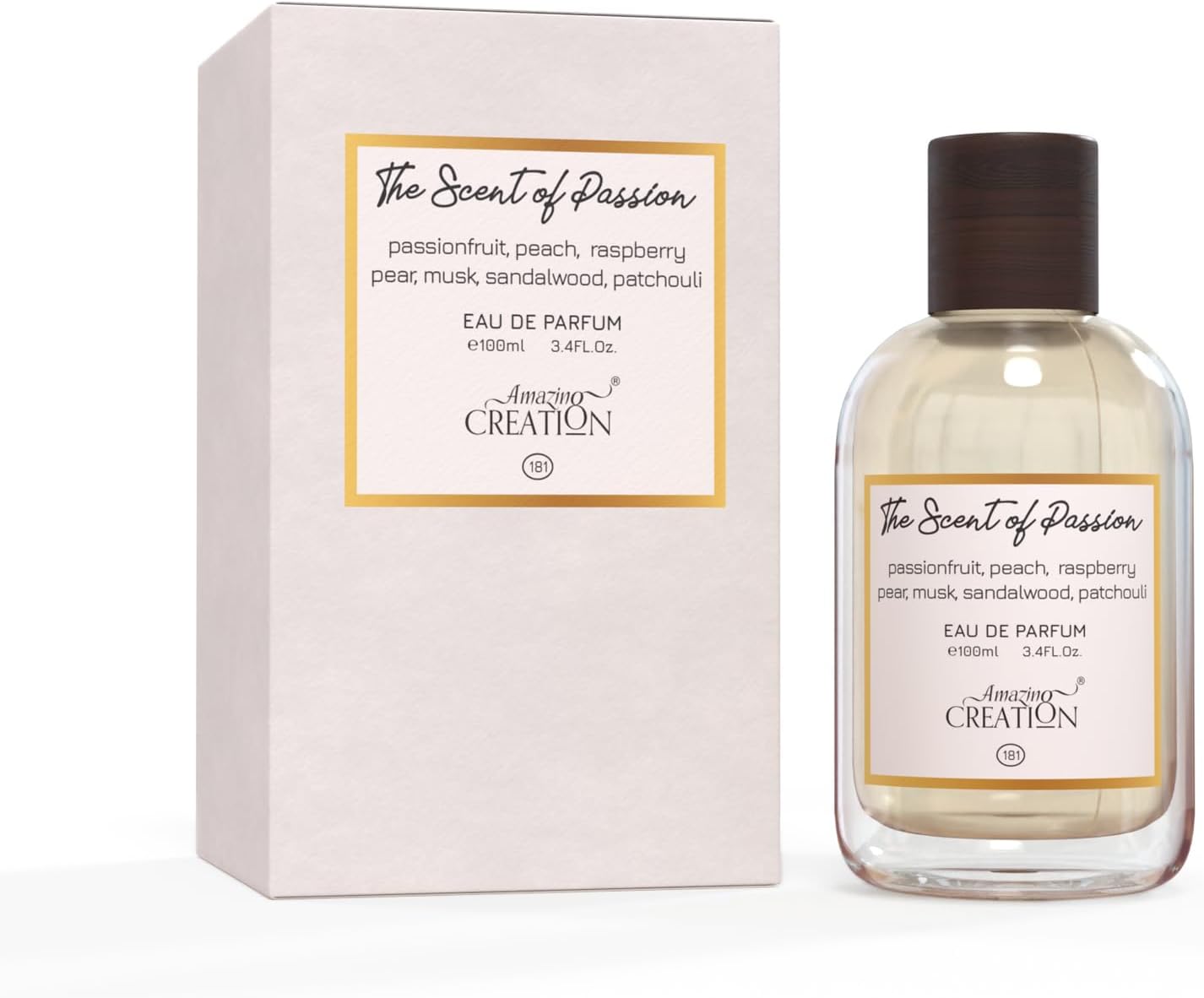 Amazing Creation The Scent of Passion Eau de Parfum for Women, 3.4 fl oz/ 100ml