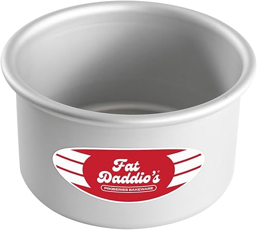 Fat Daddios PRD - Set de bandejas para hornear de alumino anodizado 3 de profundidad Plateado