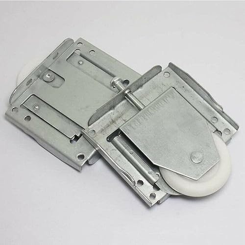 Miniatura 4 de Polea de gabinete de 4 piezas Armario Puerta corredera Ruedas de rodillo Polea de pista de muebles Rodillo de puerta deslizante Armario