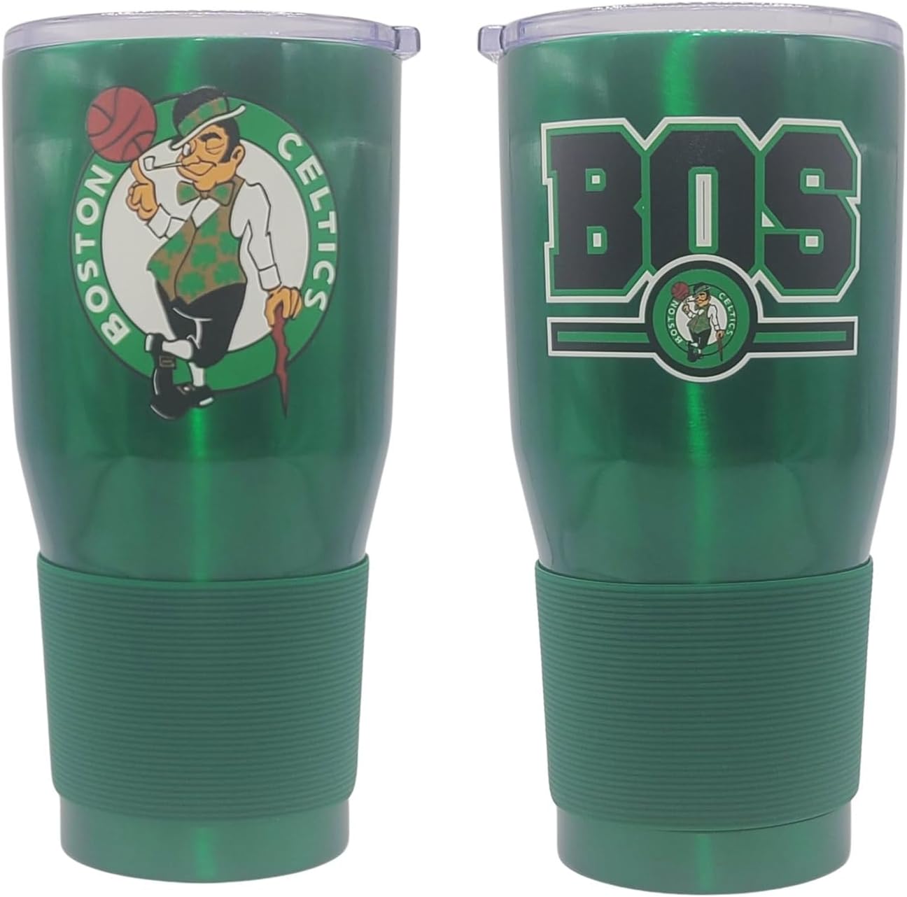 boelter brands NBA ""Letterman"" Stainless Steel 30oz Ultra Travel Tumbler (Boston Celtics)