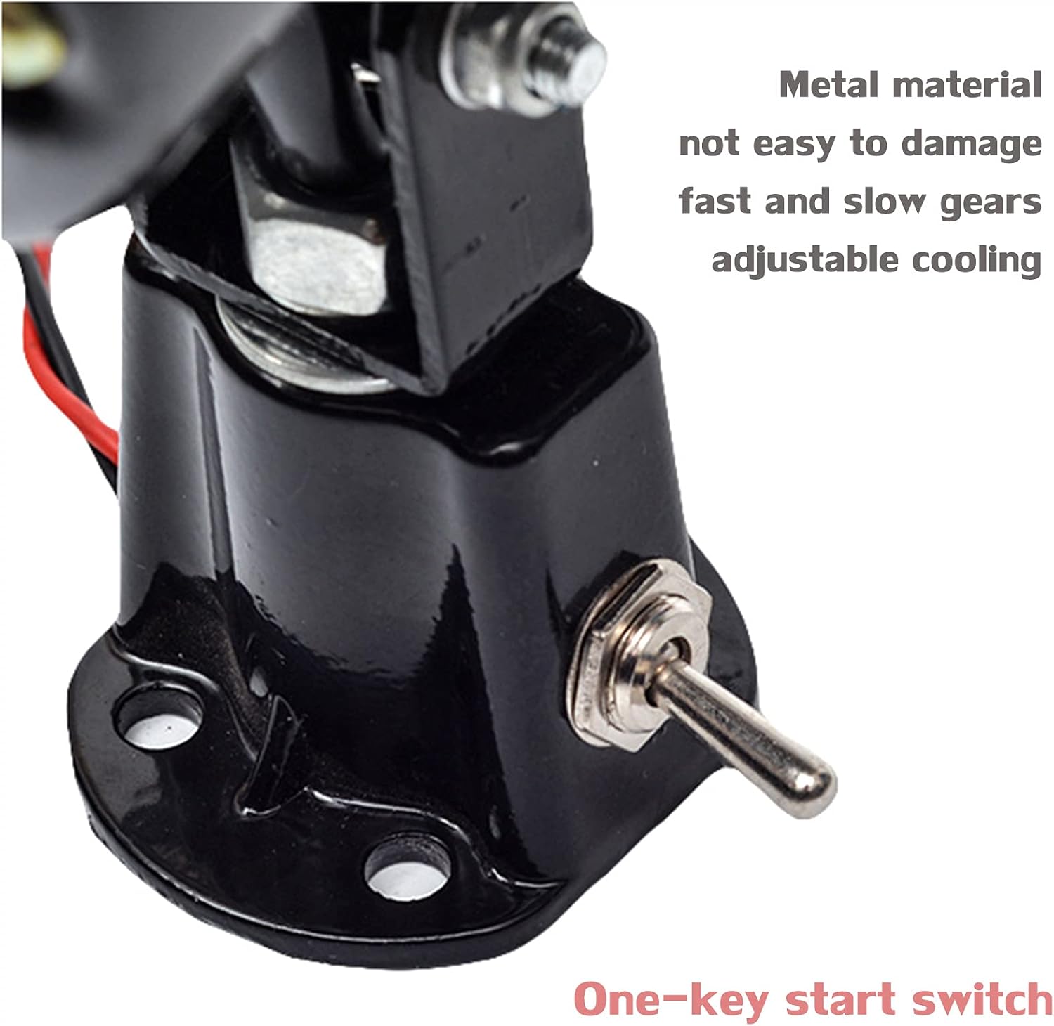 6 Inch Car Truck Electric Air Fan 12V / 24V Oscillating 2 Speed Powerful Quiet Fans with Cigarette Lighter Plug