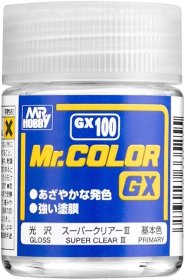 Mr. Colour GX100 Super Clear III 18ml paint