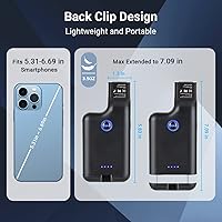 Vista 3 de Tera Escáner de código de barras inalámbrico 1D 2D QR portátil clip trasero 3 en 1 2.4 GHz inalámbrico y USB con cable y compatible con Bluetooth