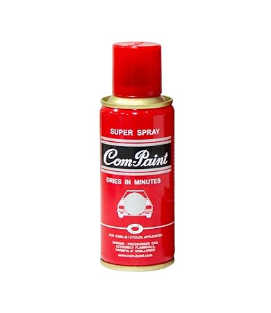 Com-Paint Scratch Remover Spray Paint for Royal Enfield Bikes - BR Green