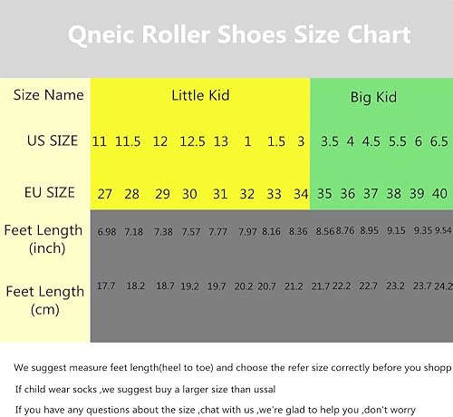 Miniatura 6 de Qneic Zapatillas de ruedas recargables por USB, zapatos de patinaje con ruedas para niños y niñas, zapatos iluminados para niños