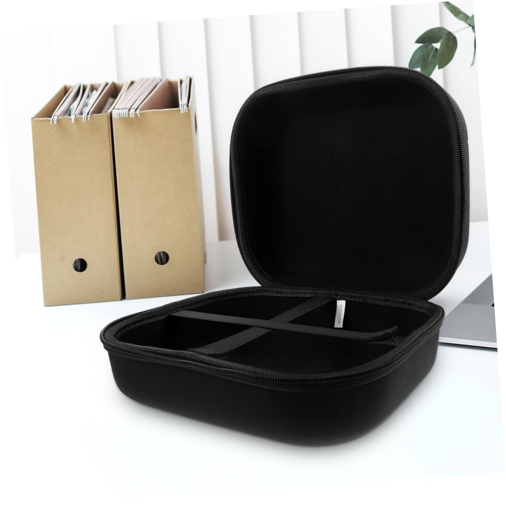 Kichvoe Borsa Protettiva Portatile Eva Antiurto per Visore Vr Custodia per Occhiali e Auricolari, Custodia da Viaggio Resistente Cerniera a Tutto Tondo, Organizer per Controller Touch,