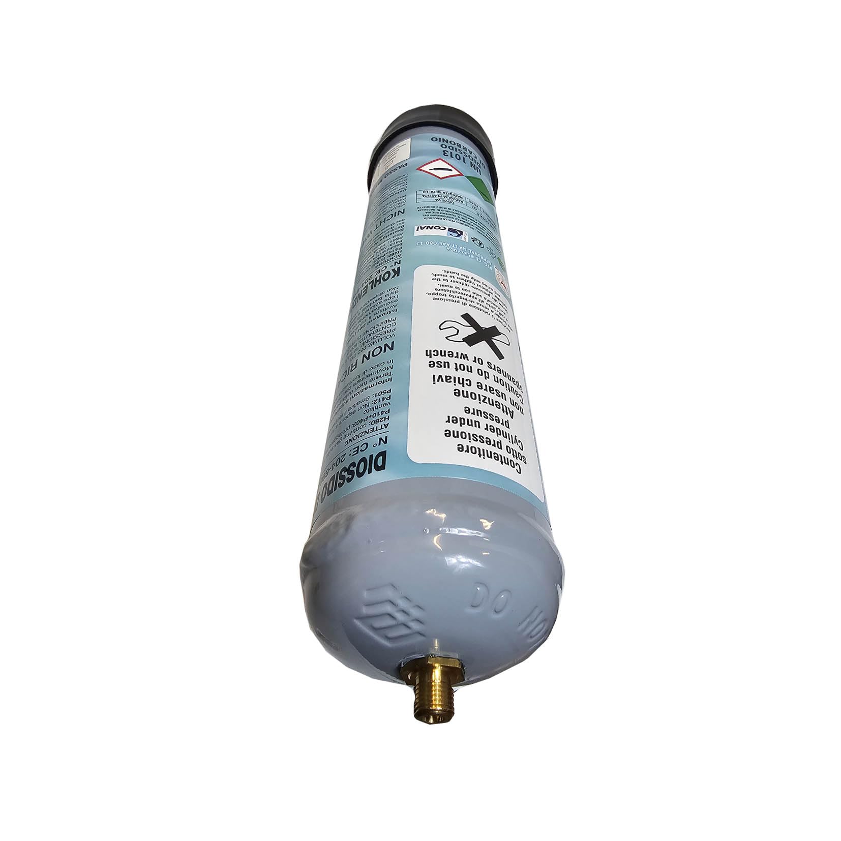TermoidraulicaRV® 3 Bombole CO2 monouso 600gr. per acquari con attacco M10x1