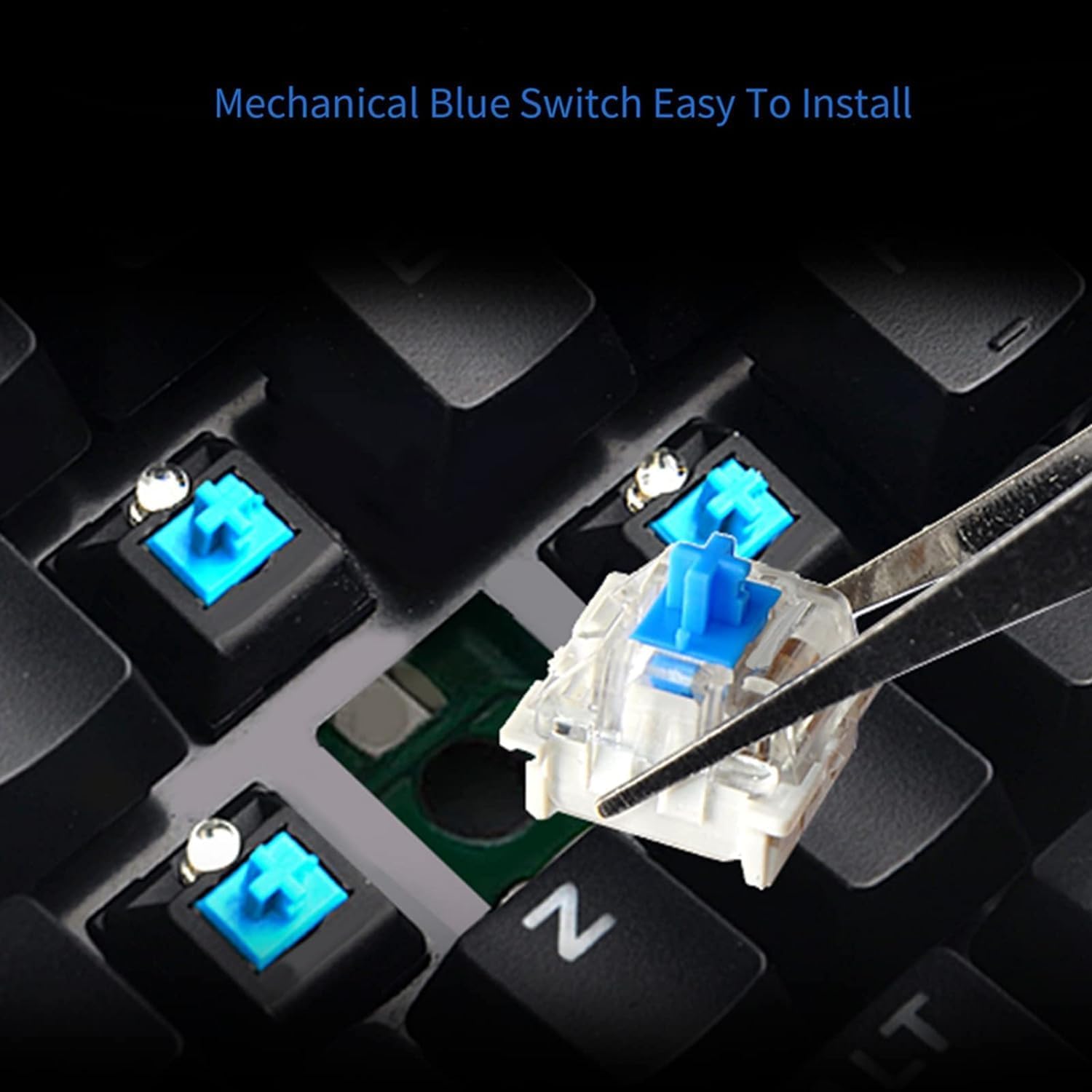 Amazon | 10個 メカニカルキーボード ゲーミングキーボード キー