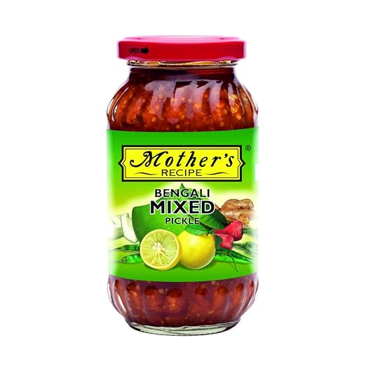 Mothers Recipe Bengali Mixed Pickle Bottle, 300 g