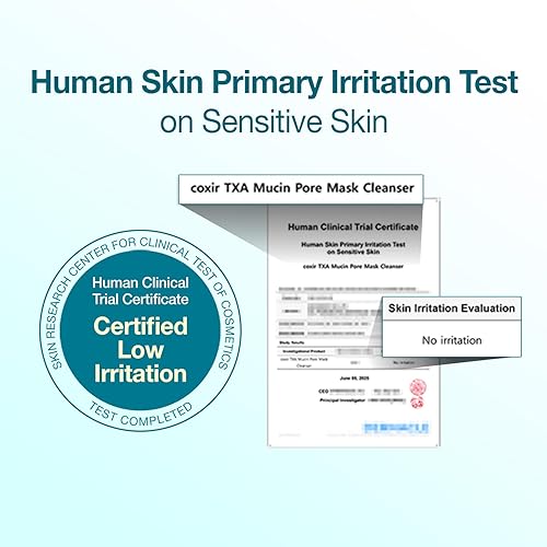 Miniatura 5 de coxir TXA MUCIN - Máscara de poros todo en 1, tratamiento de lavado con textura de gelato, máscara de ampolla a espuma, carbón, caracol, TXA,