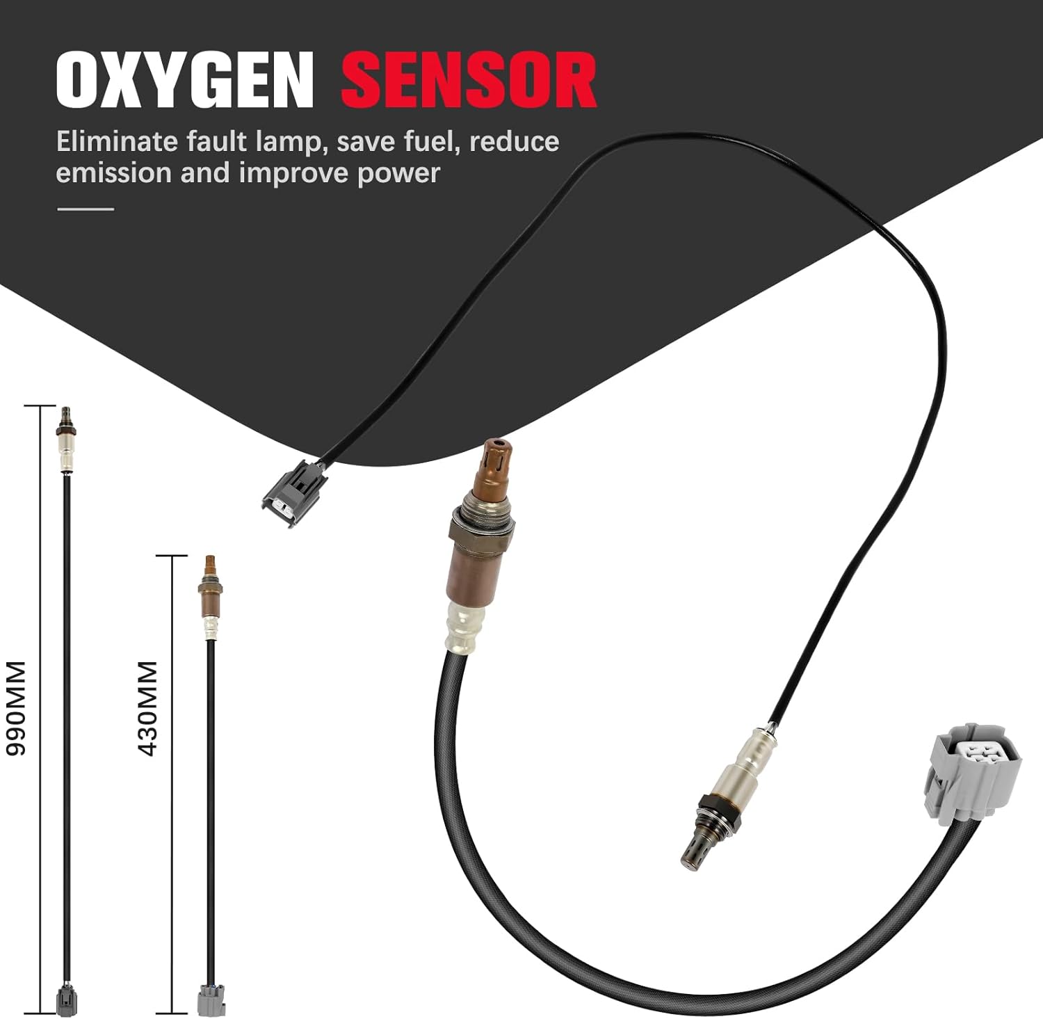 O2 Oxygen Sensor Upstream Downstream Compatible with 2003-2007 for Honda for Accord 234-9040, 234-4363