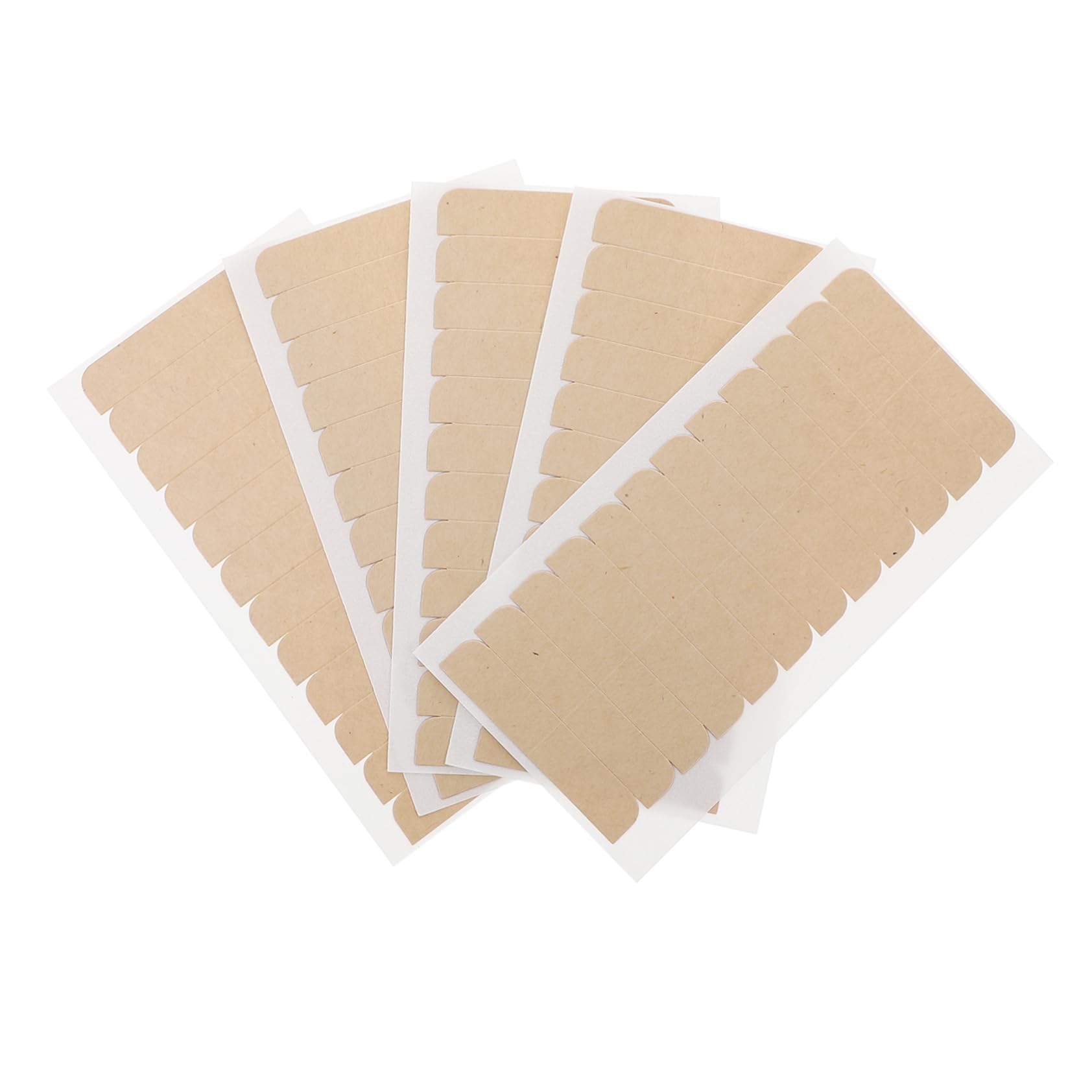 Angoily Double Sided Tape Adhesive Strips for Hair Extensions 240pcs Total 10 Sheets Per Pack Wig Glue Patch