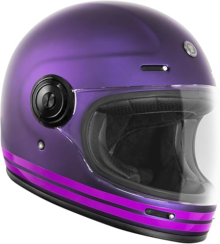 Miniatura 17 de TORC T1/Newport - Casco de moto de fibra de vidrio de cara completa aprobado por DOT y ECE Mate negro,Árbol completo blanco perla,Fibra de carbono