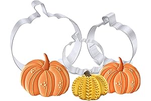 4" 3.2" 1.96" Pumpkin Cookie Cutters Set