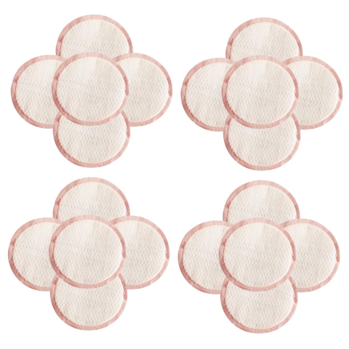 Yardwe 24-Piece Disposable Breast Pads for Nursing Leakproof Anti-Galactorrhea Cushion Soft and Absorbent Breastfeeding Supplies for Moms