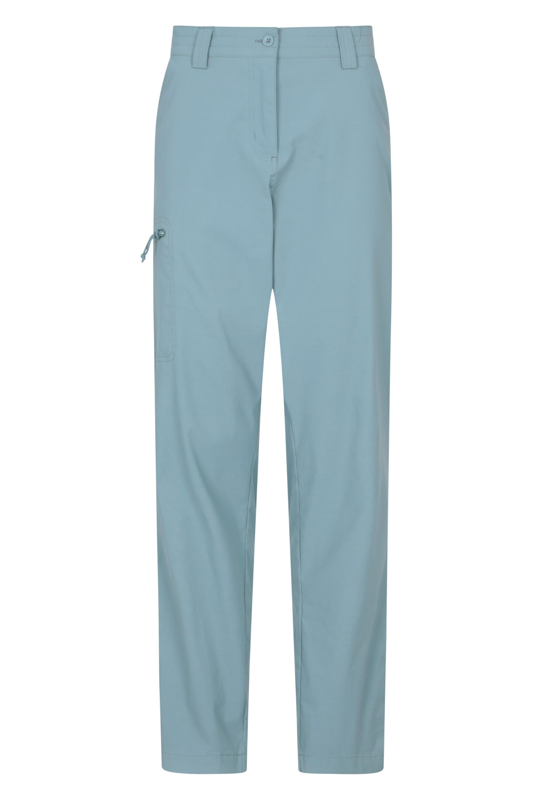 Mountain Warehouse Women's Hiker Stretch Trouser UV Protected Summer Pants in Blue | Size: 12