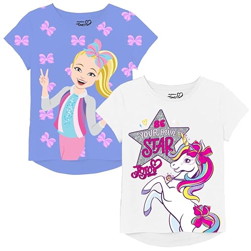 JoJo Siwa Girls JoJo Siwa Girls 2-Pack T-Shirt Bundle Set