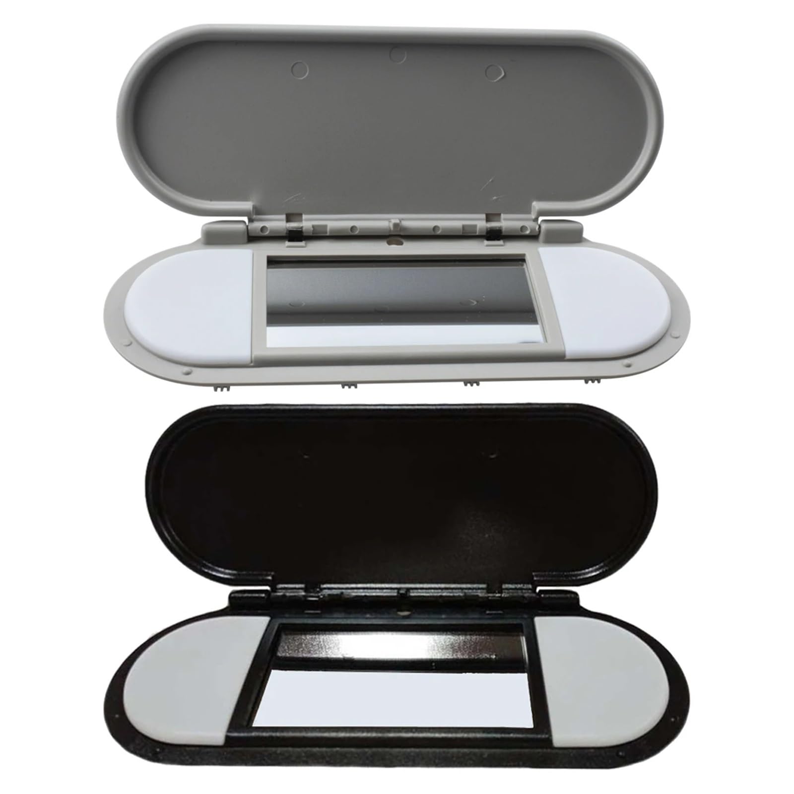 Coprispecchio Parasole Per BMW Mini Cooper F55 F56 (2015-2022) - Accessorio Specchietto Trucco, Colore Grigio