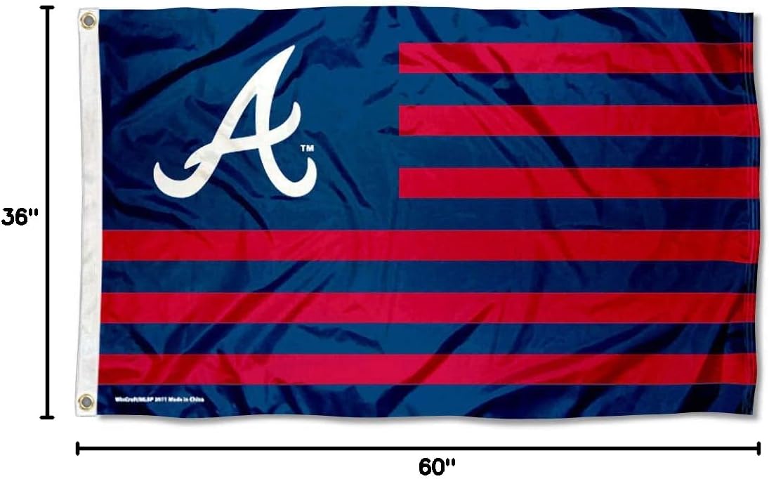 Atlanta Stars and Stripes Americana Flag 3x5 Banner - Image 7
