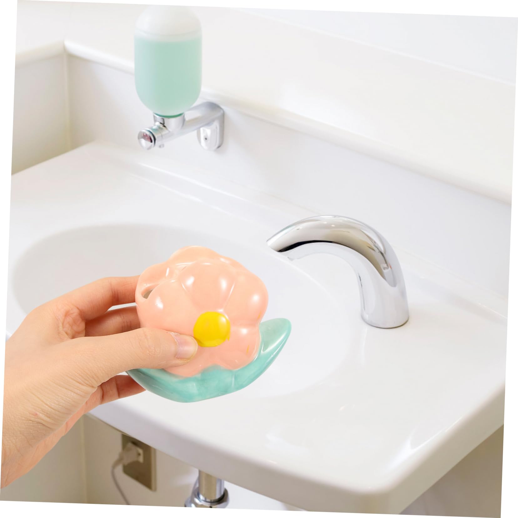 5 Pz Portaspazzolini Contenitore spazzolini accessori bagno bagno portapenne spazzolino spazzolini da denti porta penna Porta spazzolini da banco ceramica rosa Alipis