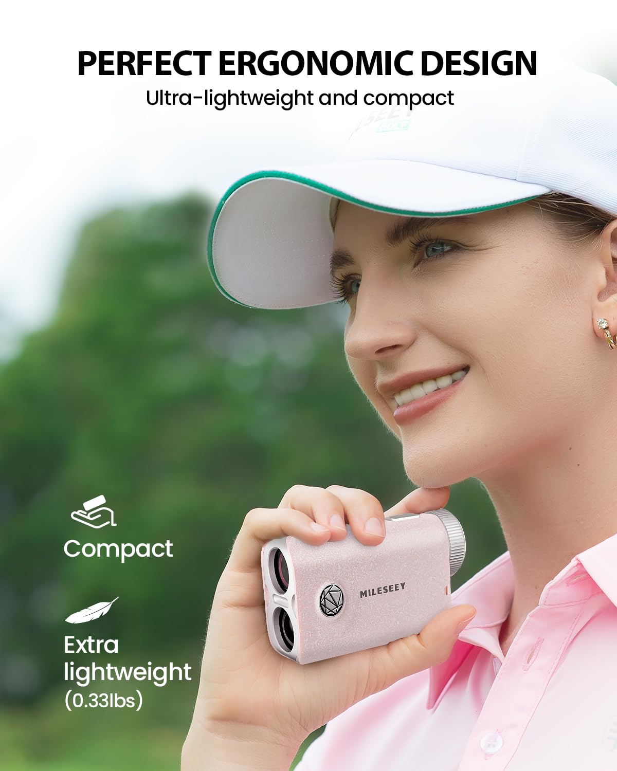 Haut de Gamme de Poche avec IP65 étanche, 1000 Yards telemetre Golf Rechargeable, 0.1S Rapide Drapeau de Verrouillage de Vibration pôle, telemetre Laser Golf