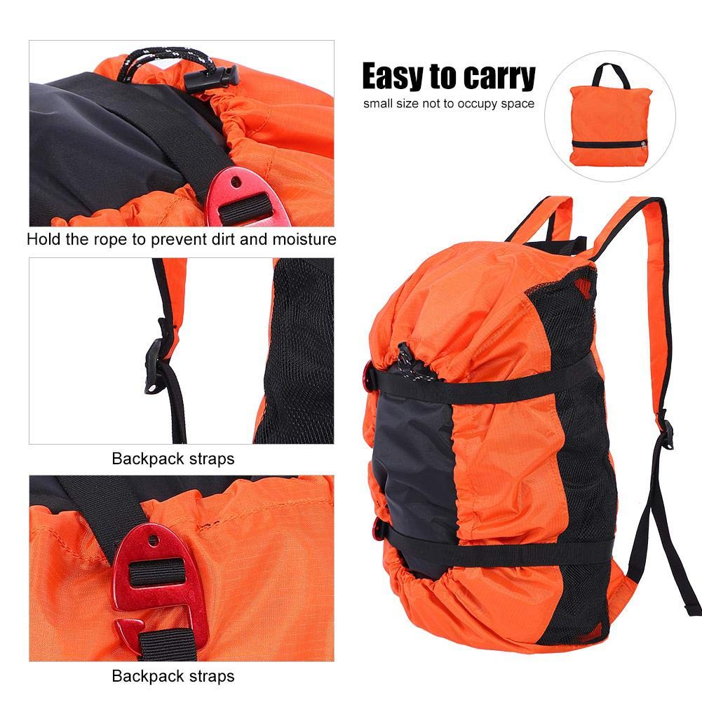 Dilwe Bolsa de Cuerda de Escalada, Bolsa de Cuerda Impermeable Plegable Equipo de Escalada Bolsa de Transporte Bolsa de Cuerda de Escalada Bolsa Deportiva Bolsa de Herramientas